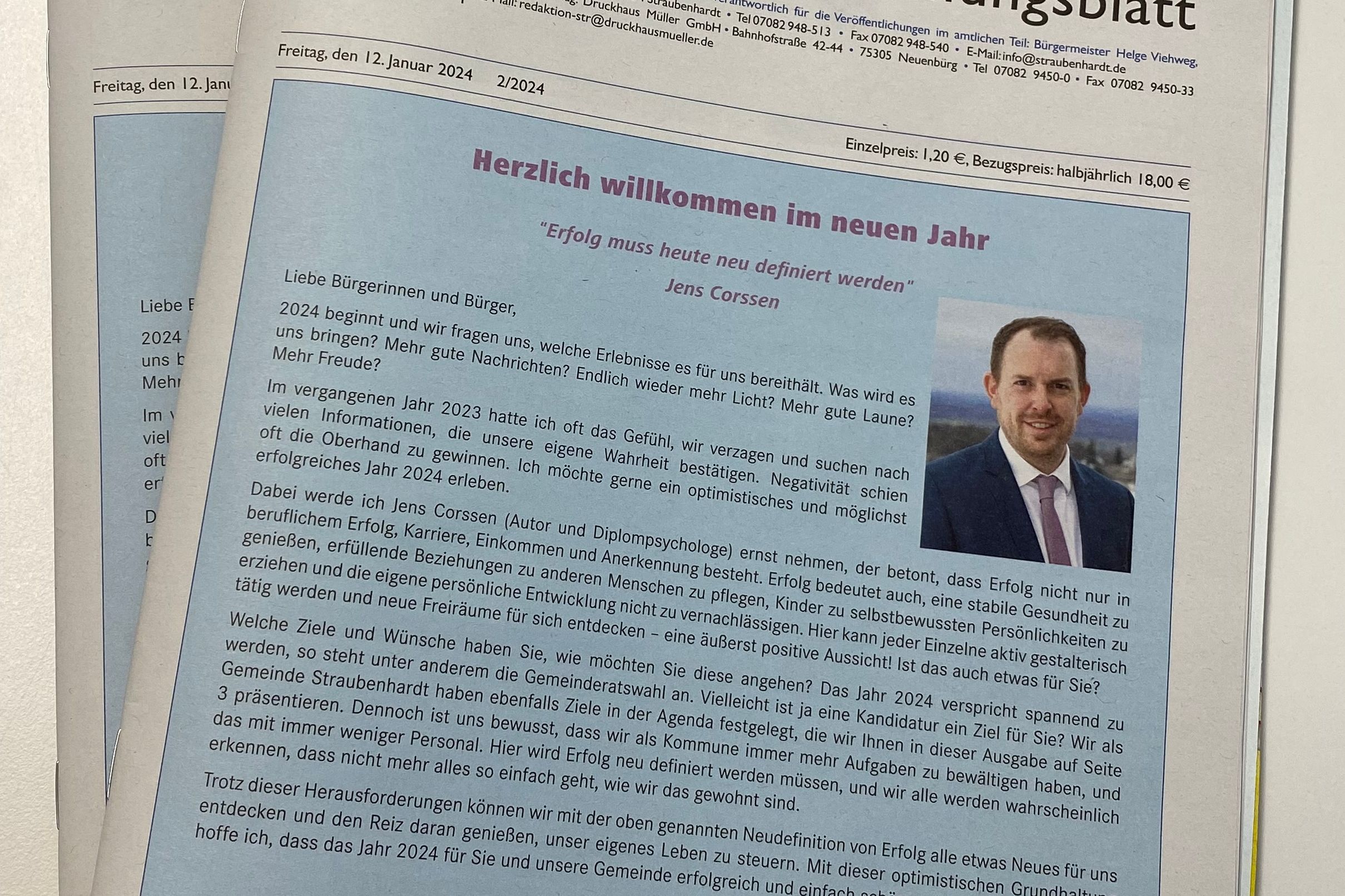 Ab sofort wird ausschließlich auf nachhaltigem Papier gedruckt.