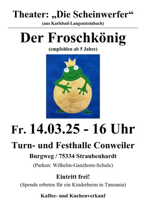 Plakat "Der Froschkönig"