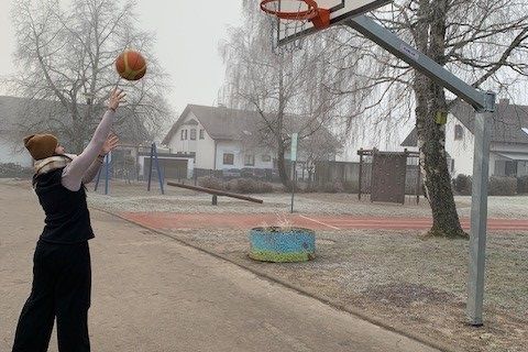 Neuanschaffung eines Basketballkorbs in Langenalb