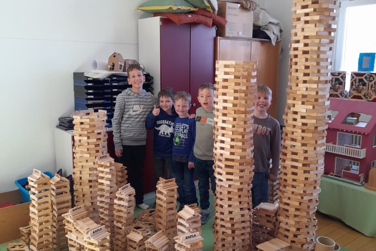 Großen Spaß hatten die Kinder in der Ferienbetreuung