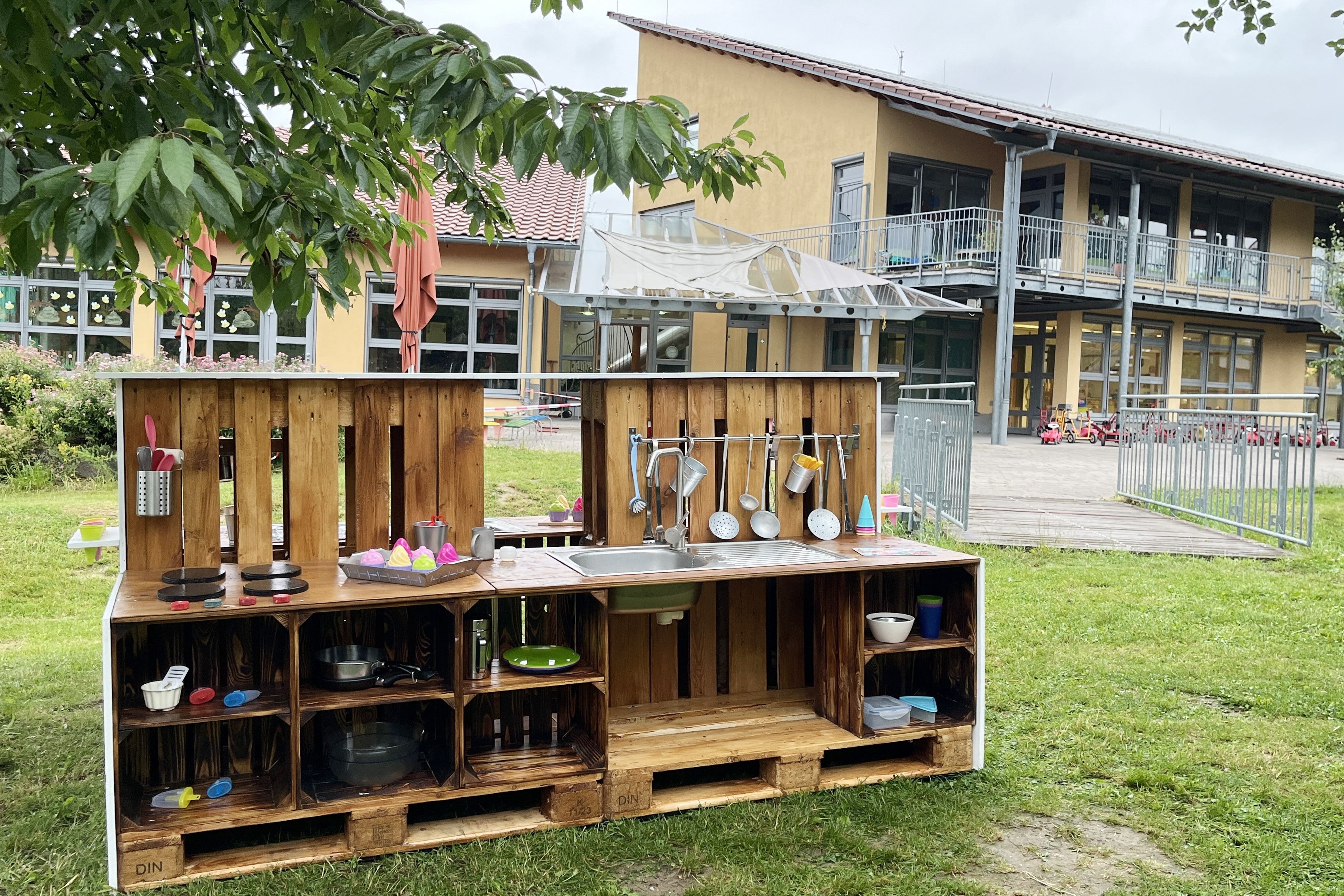 die neue Matschkühe in der Kita Abenteuerland