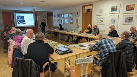 Luise Fleisch, Mitarbeiterin des Programms „Integration durch Sport“ beim Badischen Sportbund, gab interessante Einblicke in das Programm.