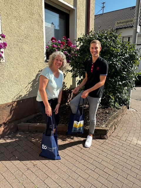 Steigen Sie uns in die Tasche?