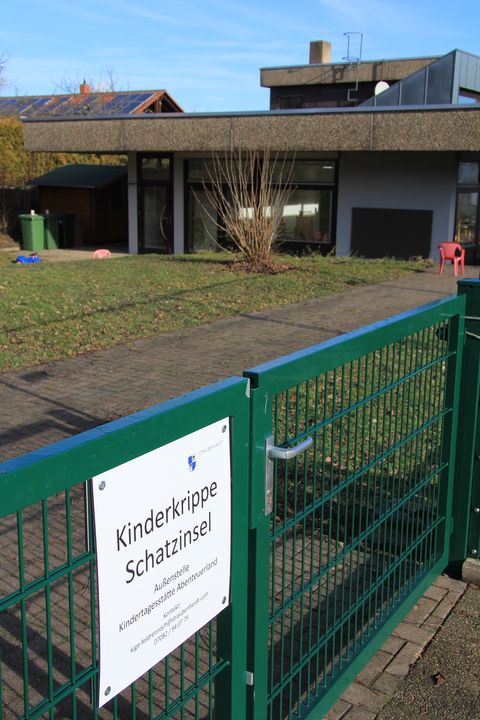 Die "Schatzinsel" ist eine Außenstelle der Kita "Abenteuerland" und wird auch von Barbara Drollinger geleitet. Fotos: Gemeinde