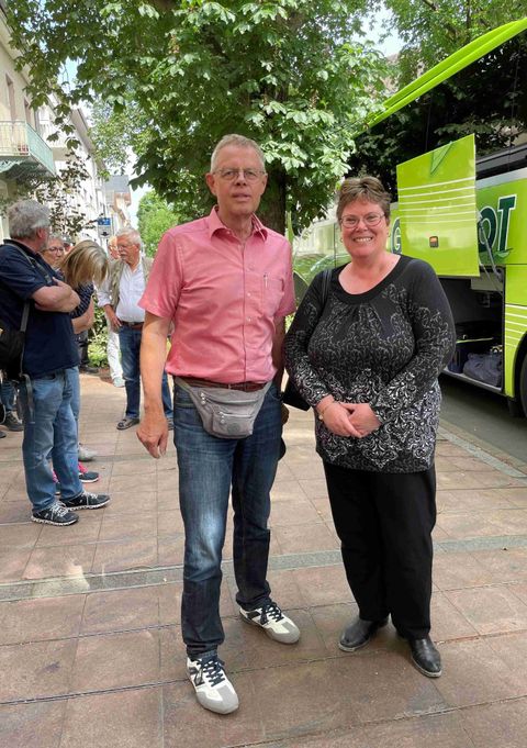 Die Komitee-Vorsitzenden beider Seiten: Jürgen Dräger und Annick Grémy. Fotos: Pietriga