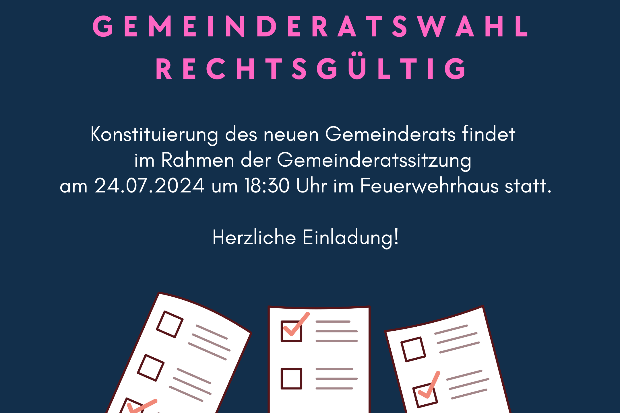 Amtliche Wahlprüfung abgeschlossen