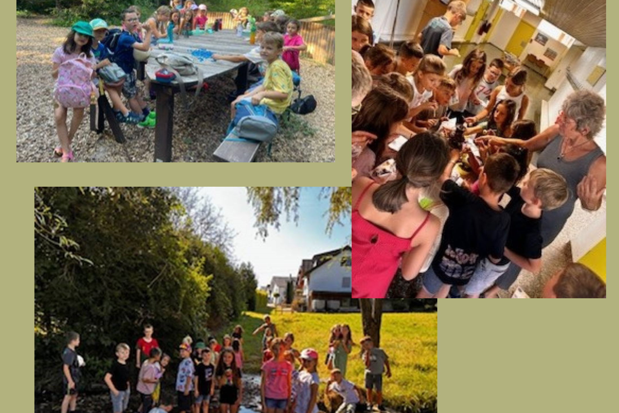 Auch in der zweiten Woche waren die Kinder viel unterwegs in der Umgebung.