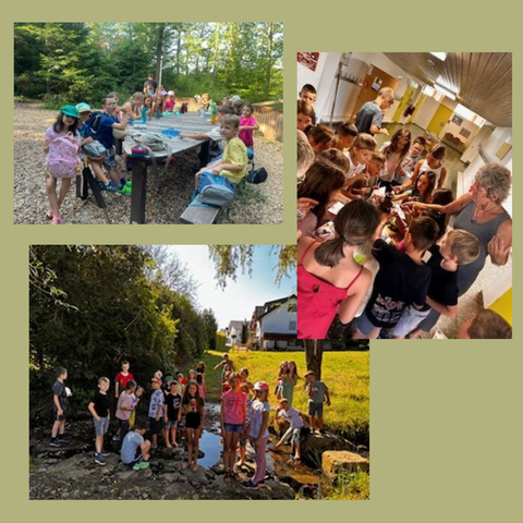 Auch in der zweiten Woche waren die Kinder viel unterwegs in der Umgebung.