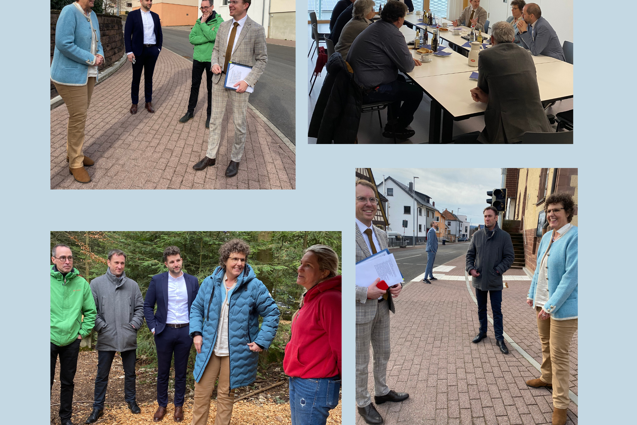 Eindrücke vom Besuch der Regierungspräsidentin Sylvia Felder .