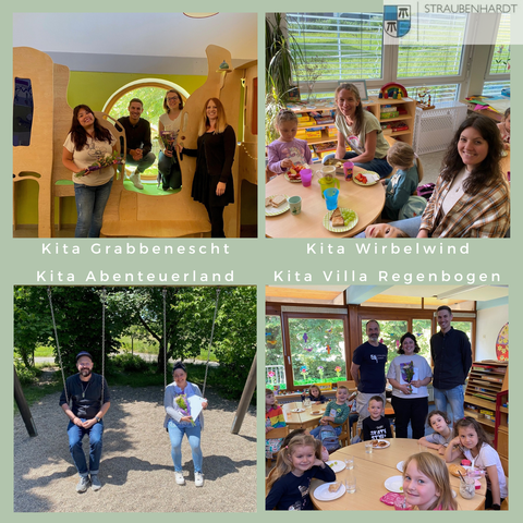 Gleich vier Kitas freuen sich über Neueinstellungen.