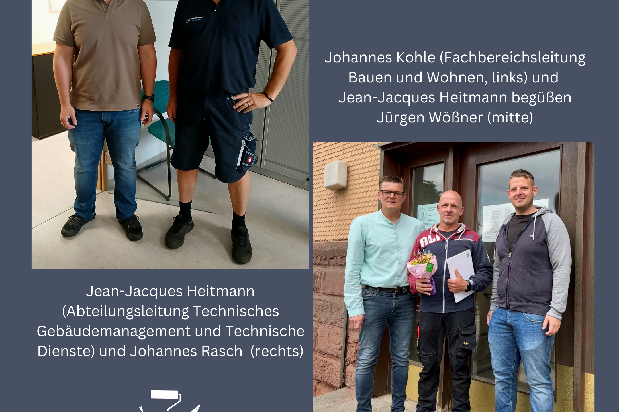 Johannes Rasch und Jürgen Wößner unterstützen das #teamstraubenhardt