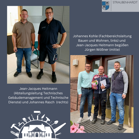 Johannes Rasch und Jürgen Wößner unterstützen das #teamstraubenhardt