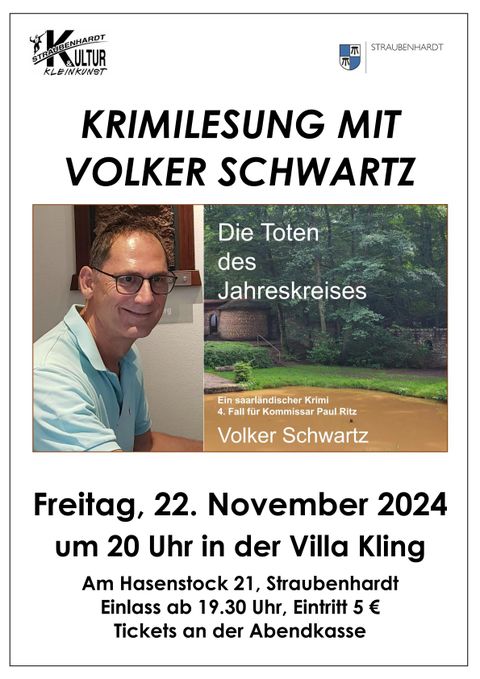 Plakat zur Krimilesung