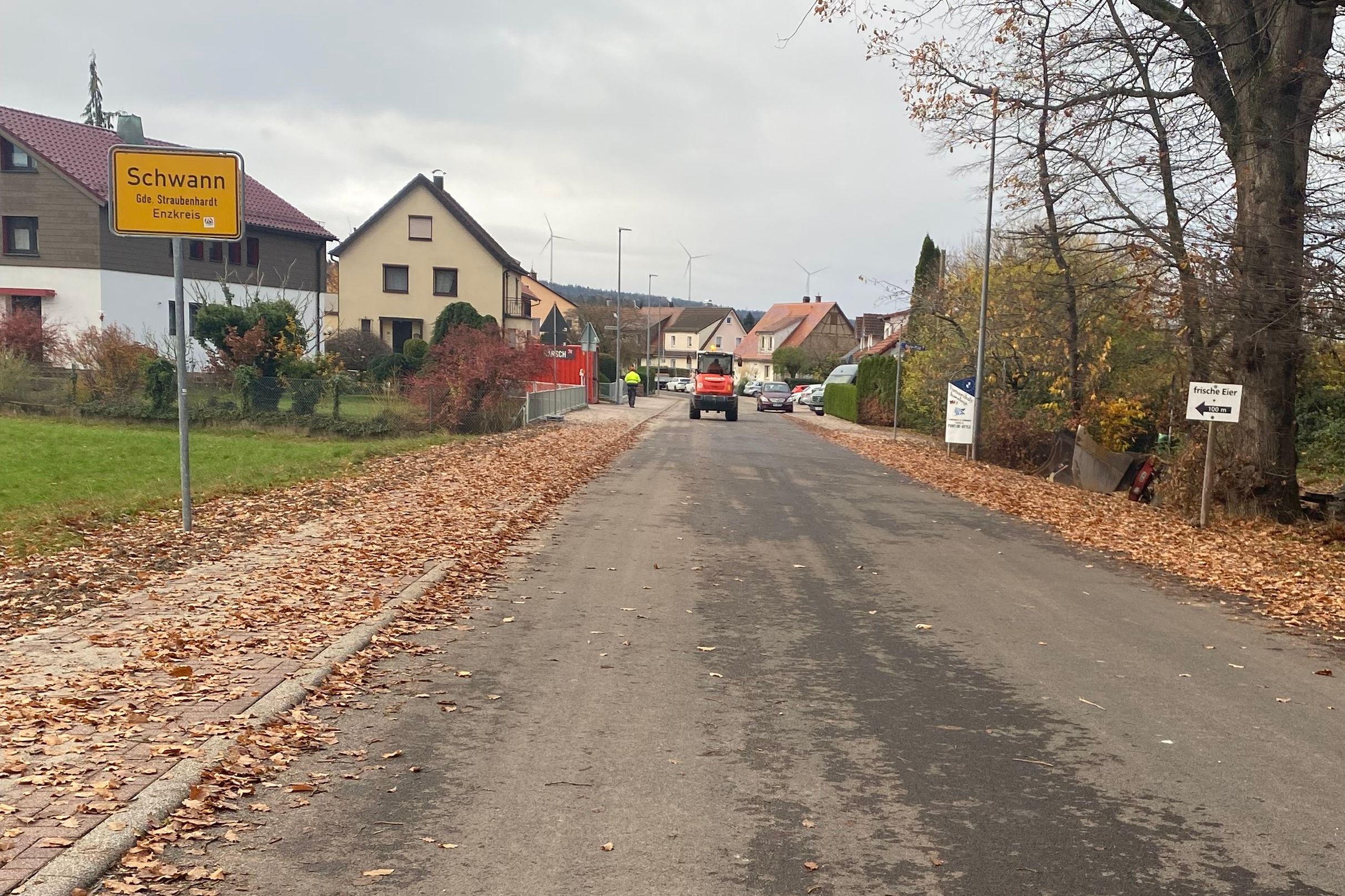 Ausbau der Kernstraße/ L 339 in Schwann ab Mittwoch, 29.11. wieder befahrbar.