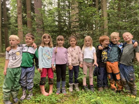 Die Schlaufüchse des Waldkindergarten gehen nun in die Schule.