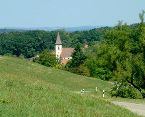 Blick auf Feldrennach