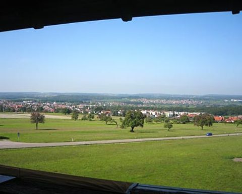 Ausblick vom Aussichtsturm Schwanner Warte