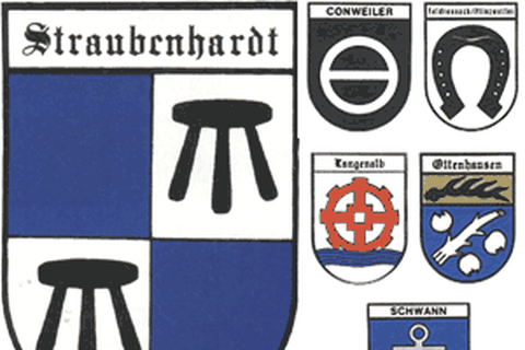 Das Wappen von Straubenhardt