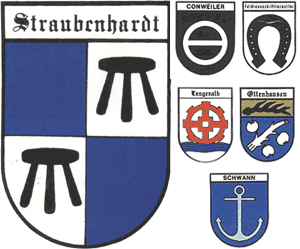Das Wappen von Straubenhardt