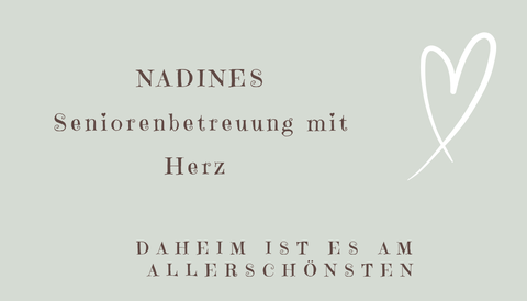 Nadines Seniorenbetreuung