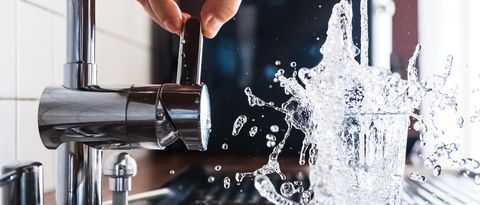Frisches Wasser direkt aus dem Hahn