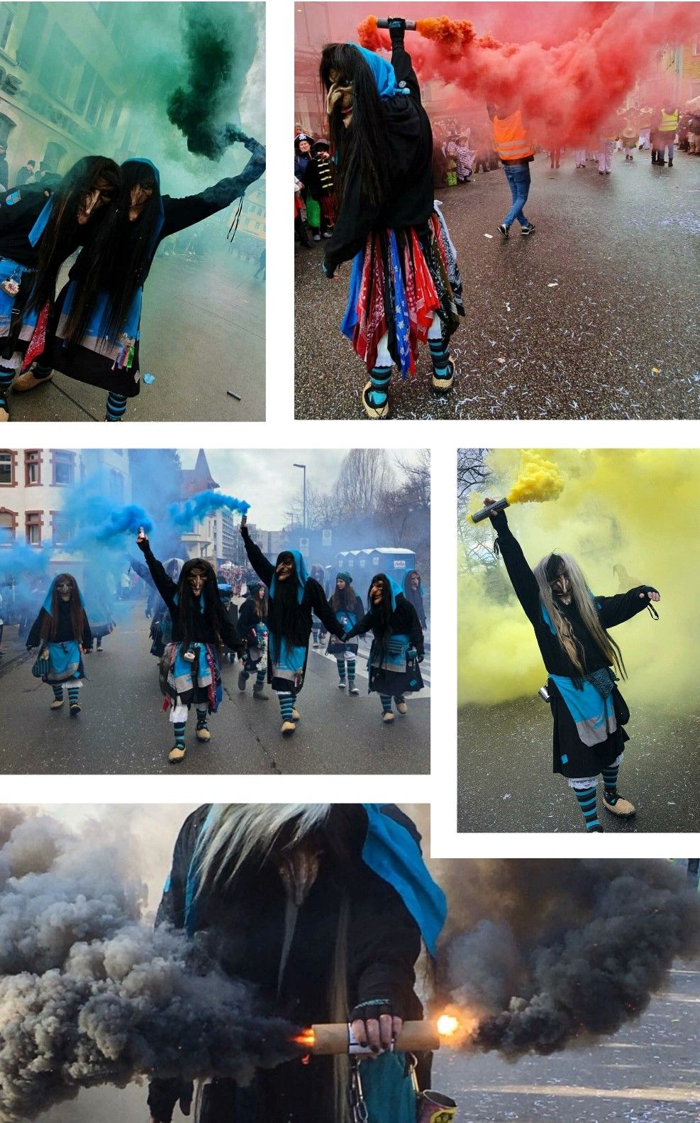 Collage mit Bildern zur Narrenzunft